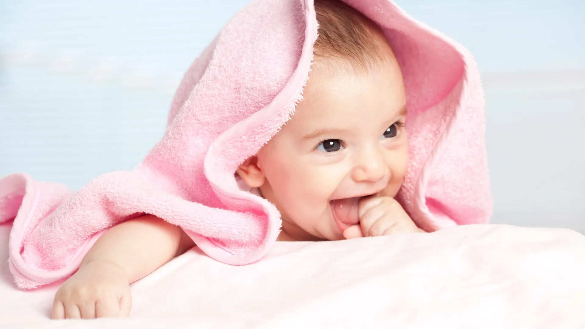 Newborn skin retouch example